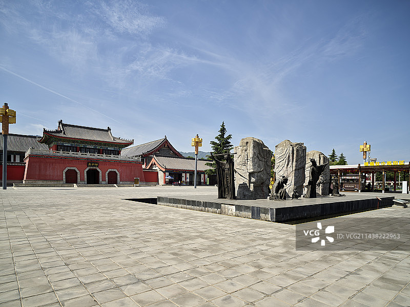 陕西省西安市周至县楼观台图片素材