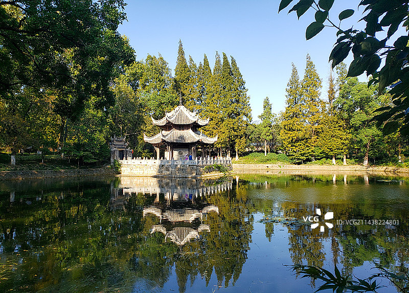 襄阳习家池图片素材