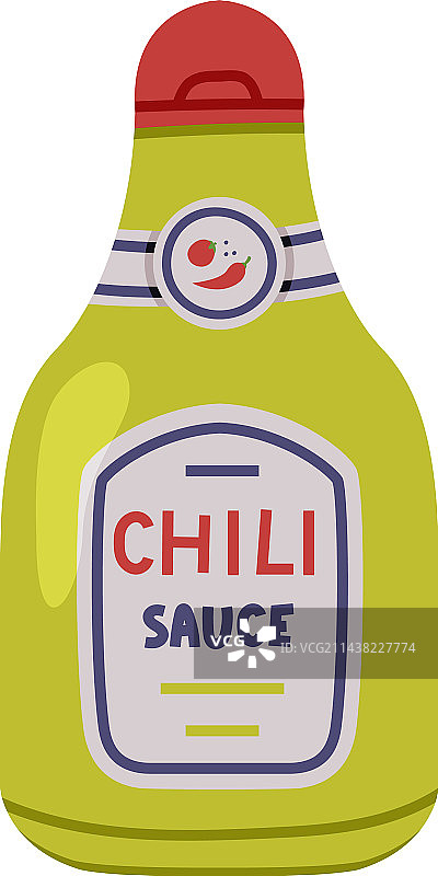 塑料瓶装的香辣辣椒酱图片素材