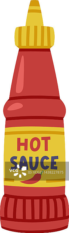 塑料瓶装的香辣辣椒酱图片素材