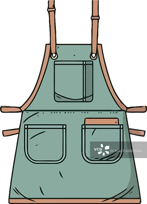 厨房配件设备围裙图标图片素材