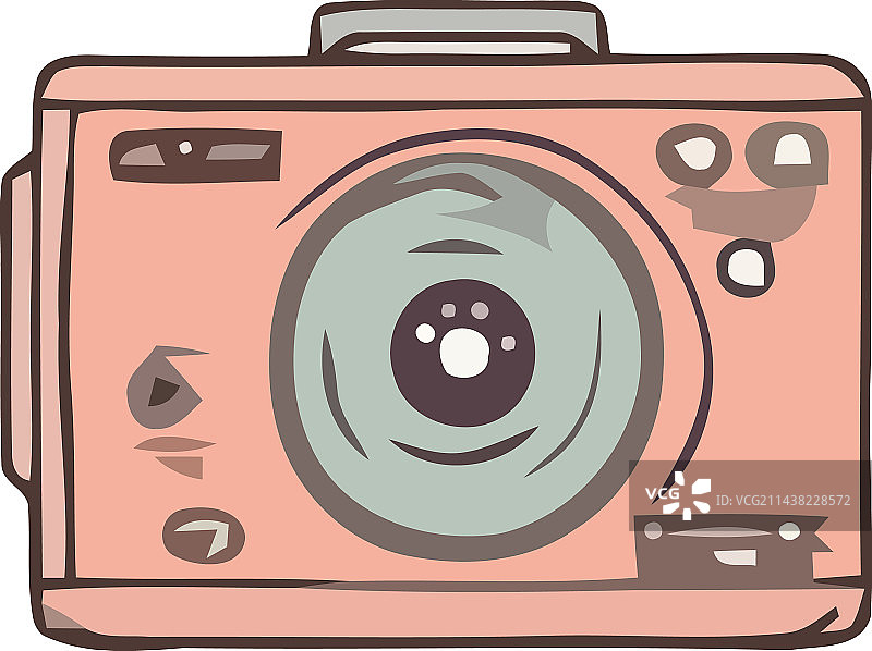 象征怀旧的古董相机图片素材