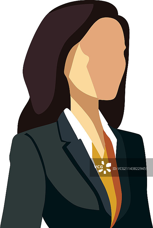 穿着西装的成功女商人图片素材
