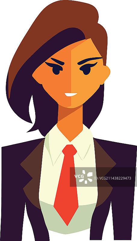 公寓里的现代女商人图片素材