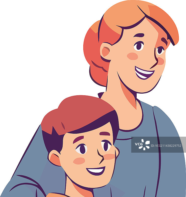 充满爱与幸福的家庭图片素材