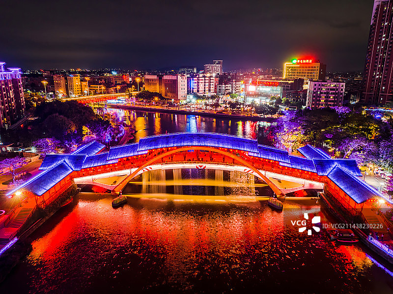 中国广东省佛山市南海区梦里水乡景区图片素材