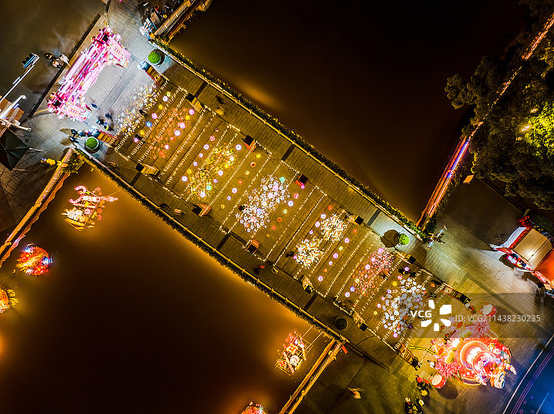 中国广东省佛山市南海区梦里水乡景区图片素材