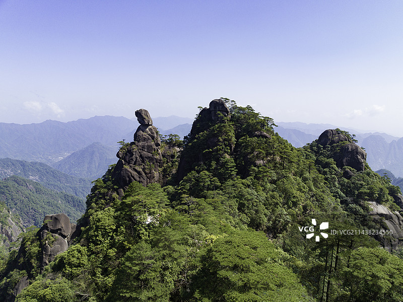 航拍江西上饶三清山图片素材