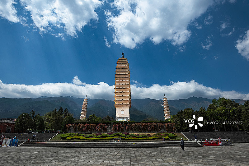 崇圣寺三塔图片素材