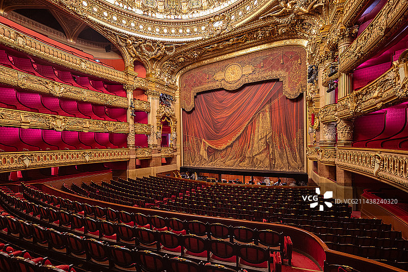 法国巴黎歌剧院室内大厅图片素材