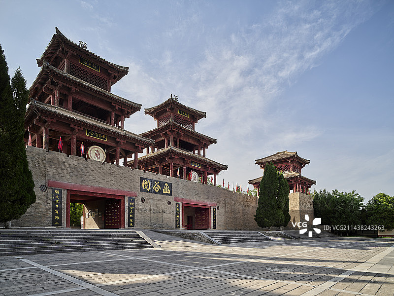 河南省三门峡市灵宝市函谷关风光图片素材