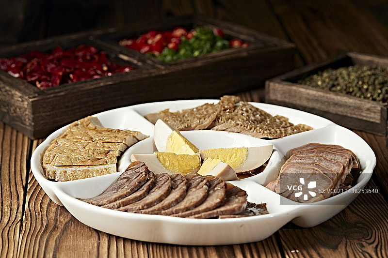 美味卤水拼盘图片素材