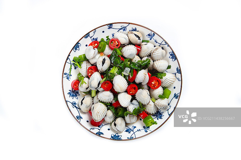 特色凉菜美食凉拌泥蚶血蛤图片素材