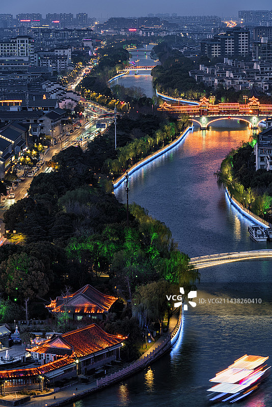 扬州古运河图片素材