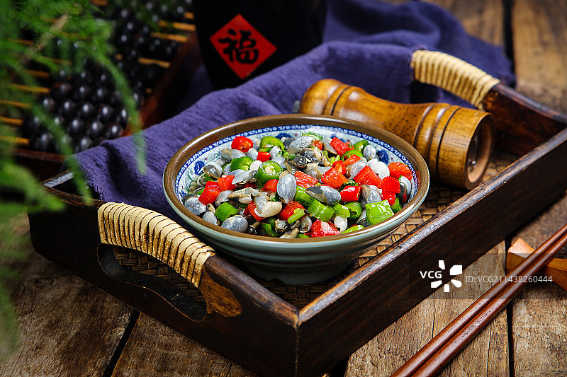 特色生腌菜生腌泥螺蛳图片素材