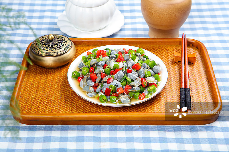 酸辣美味下酒菜生腌醉泥螺图片素材