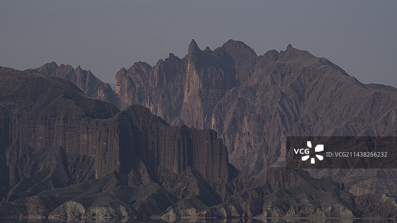 青海 坎布拉湖 丹霞地貌图片素材