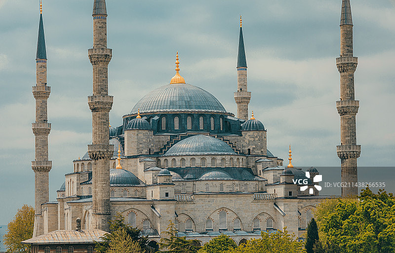伊斯坦布尔蓝色清真寺图片素材