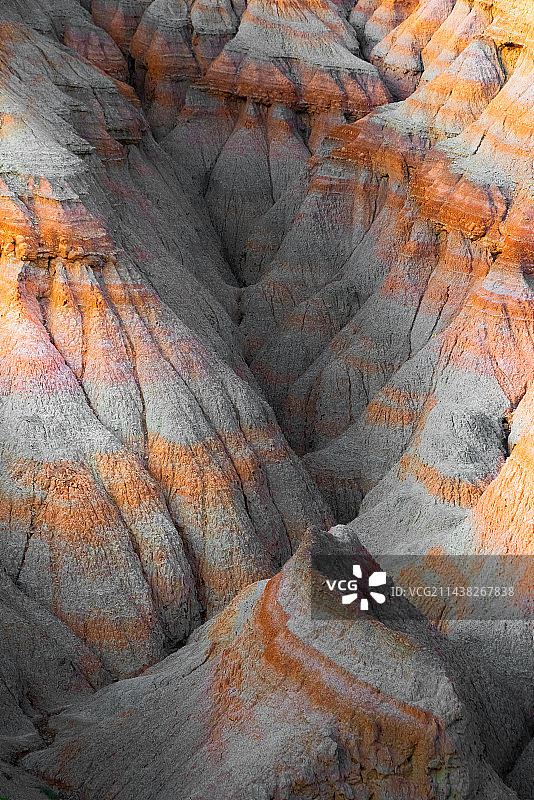 新疆s101百里丹霞省道风光图片素材