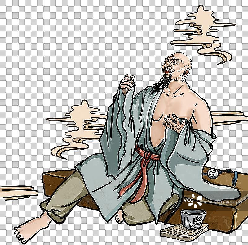 开心罗汉图片素材