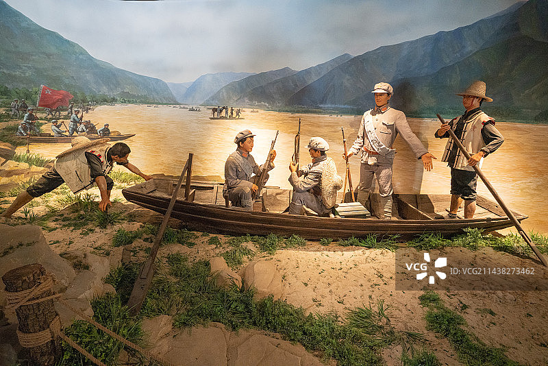 红军过金沙江纪念馆图片素材