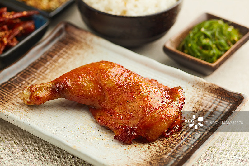 手枪烤鸡腿图片素材