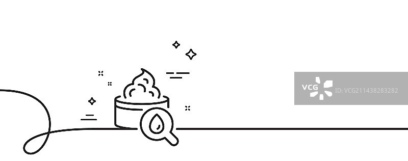 保湿面霜线条图标图片素材