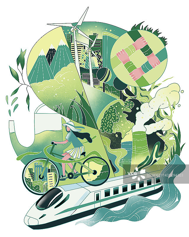 绿色生活图片素材