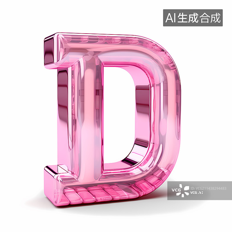 【AI数字艺术】3D立体透明空间肌理材质图片素材