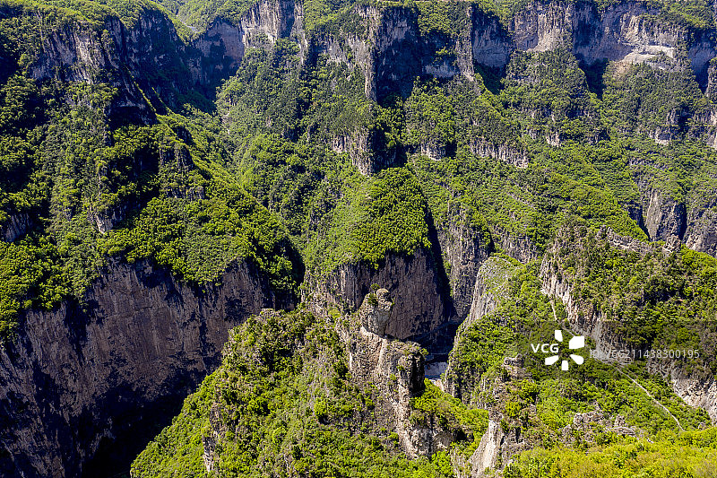太行山八泉峡风光图片素材