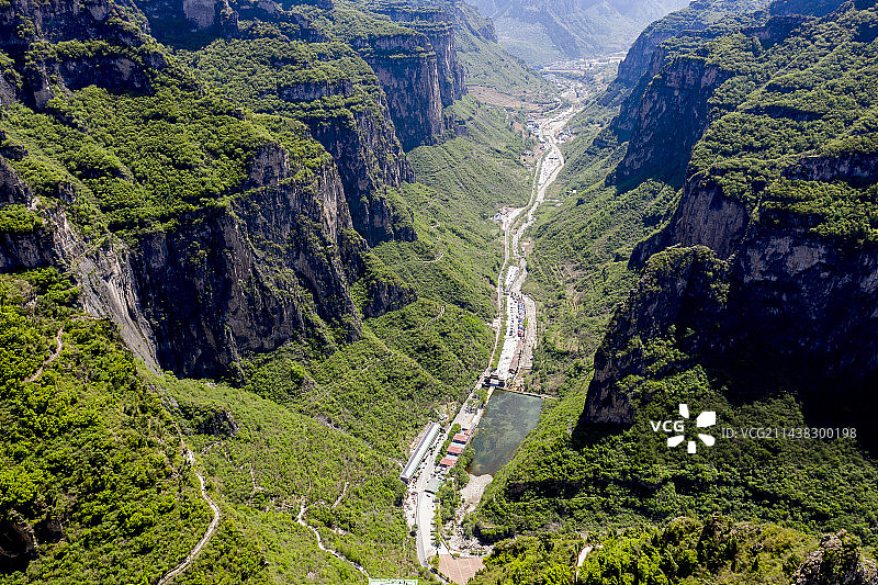 太行山八泉峡风光图片素材