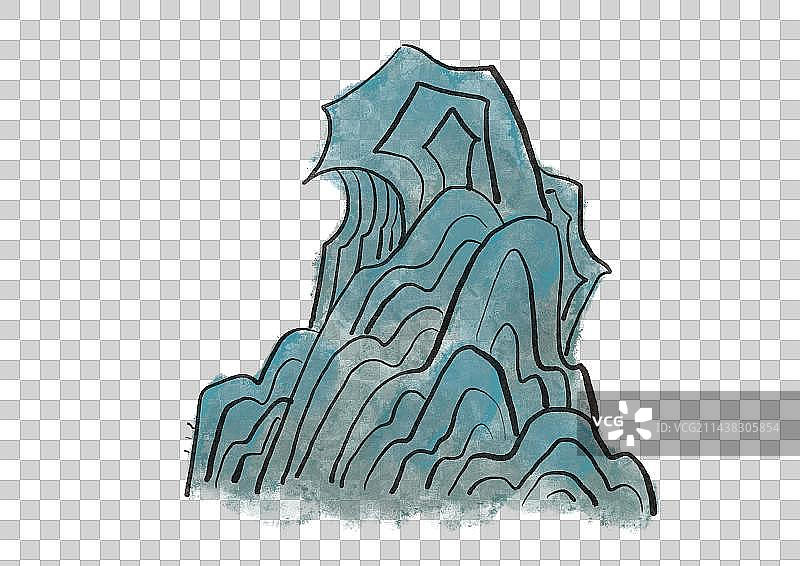 古风建筑园林元素图片素材