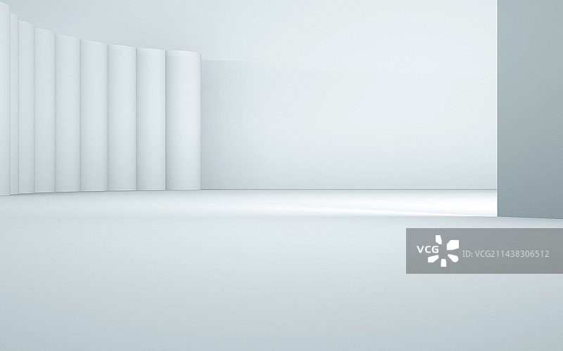 三维渲染建筑空间背景平台图片素材