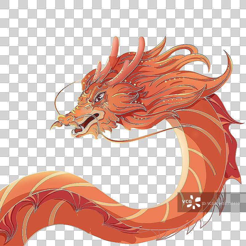龙插画图片素材