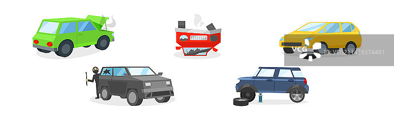 道路交通事故合集图片素材