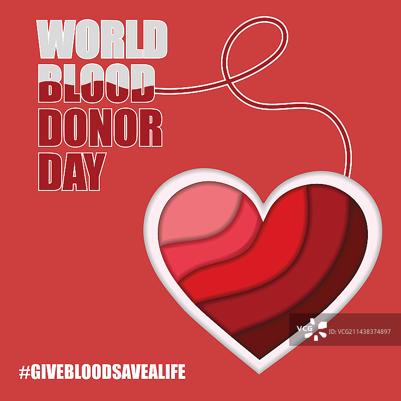 献血概念海报心形设计图片素材