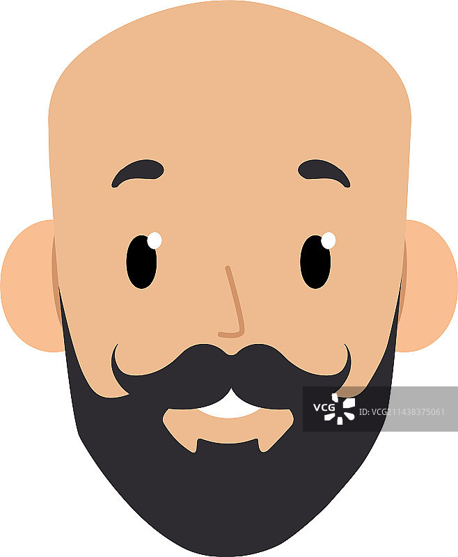 可爱的卡通潮人头像图片素材