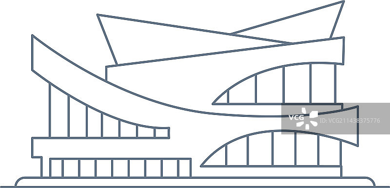 体育场图标轮廓样式图片素材