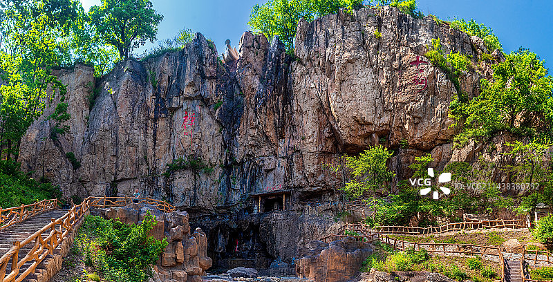 本溪青云山片段图片素材