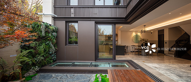 别墅庭院露台花园图片素材