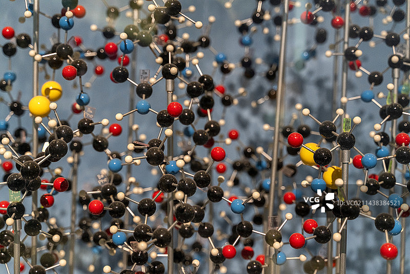 胰岛素晶体结构模型图片素材