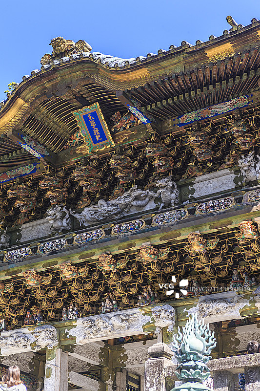 日本栃木县日光市的阳明门图片素材