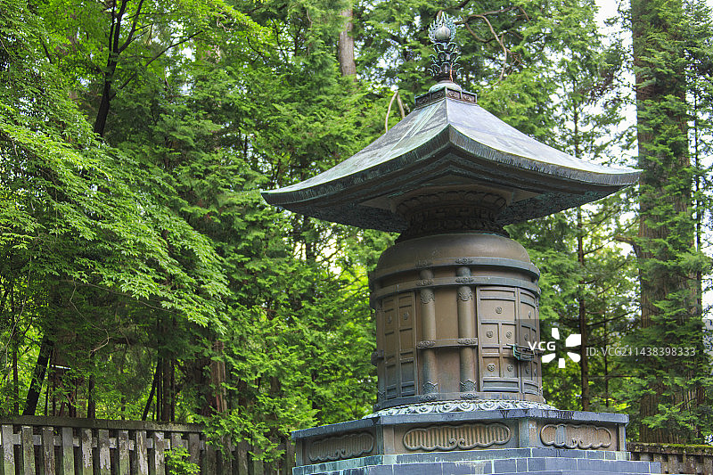 奥宫五轮塔（二重塔），日本栃木县日光市图片素材