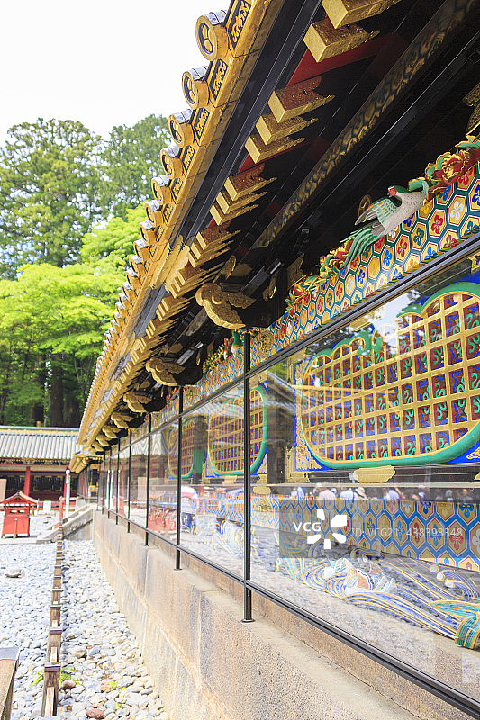 日本枥木县日光市的唐门图片素材