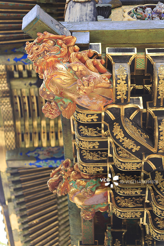 日本栃木县日光市的阳明门图片素材