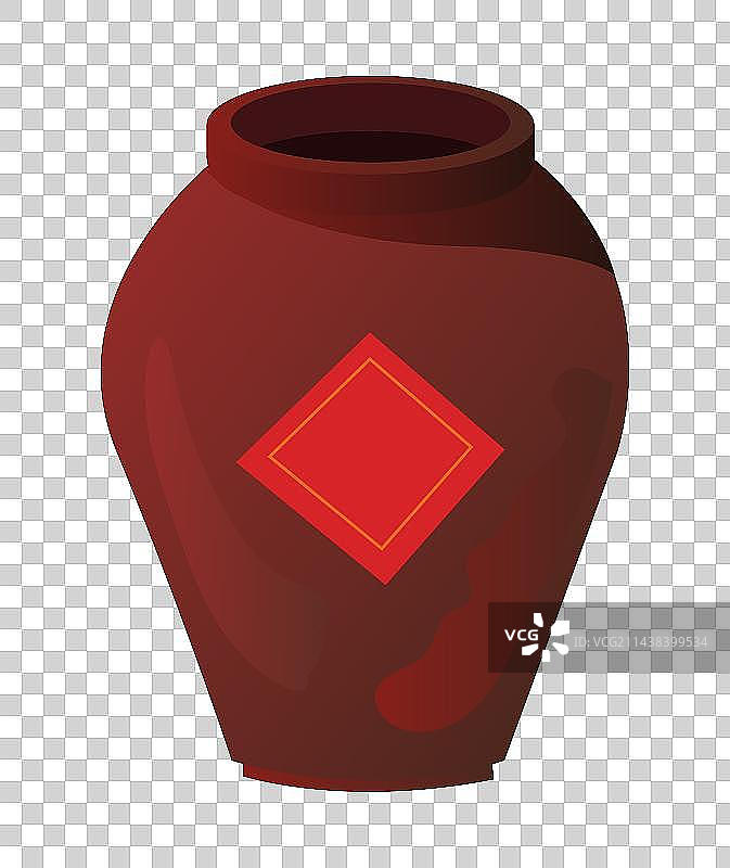 传统陶器手工艺储藏酒酿酒罐米酒女儿红的罐子图片素材