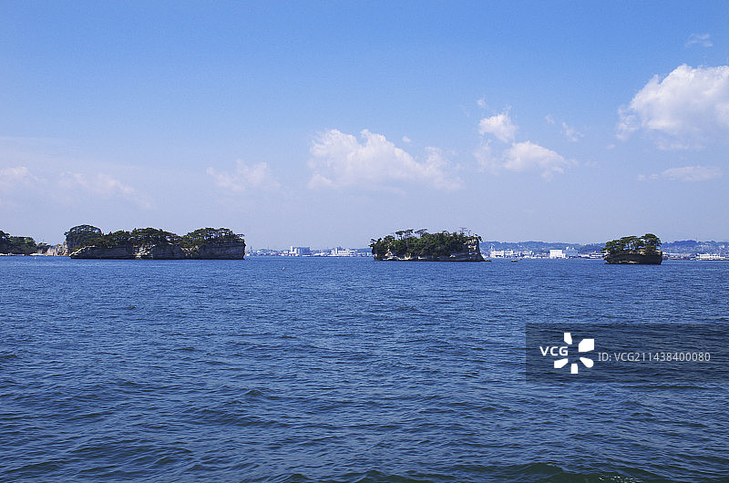 宫城县松岛湾风光图片素材