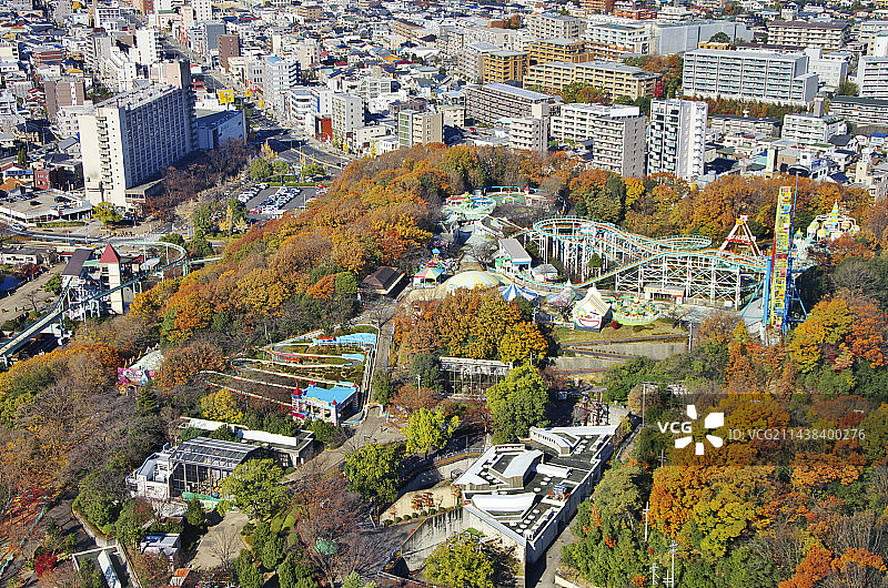 名古屋市区和爱知县名古屋的东山动物园和植物园图片素材
