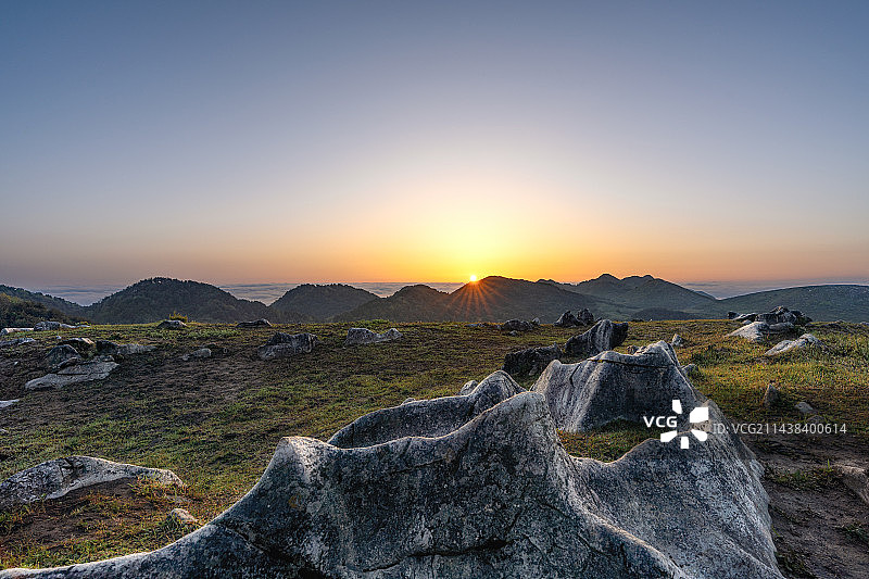 商洛镇安县北阳山全景图片素材