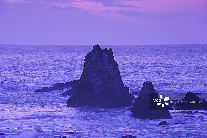 北海道襟裳岬清晨图片素材